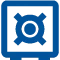 Square safe icon