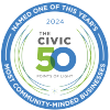 The CIVIC 50 logo