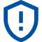 Shield alert icon